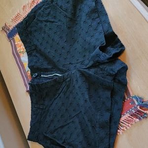 Black Gap eyelet shorts